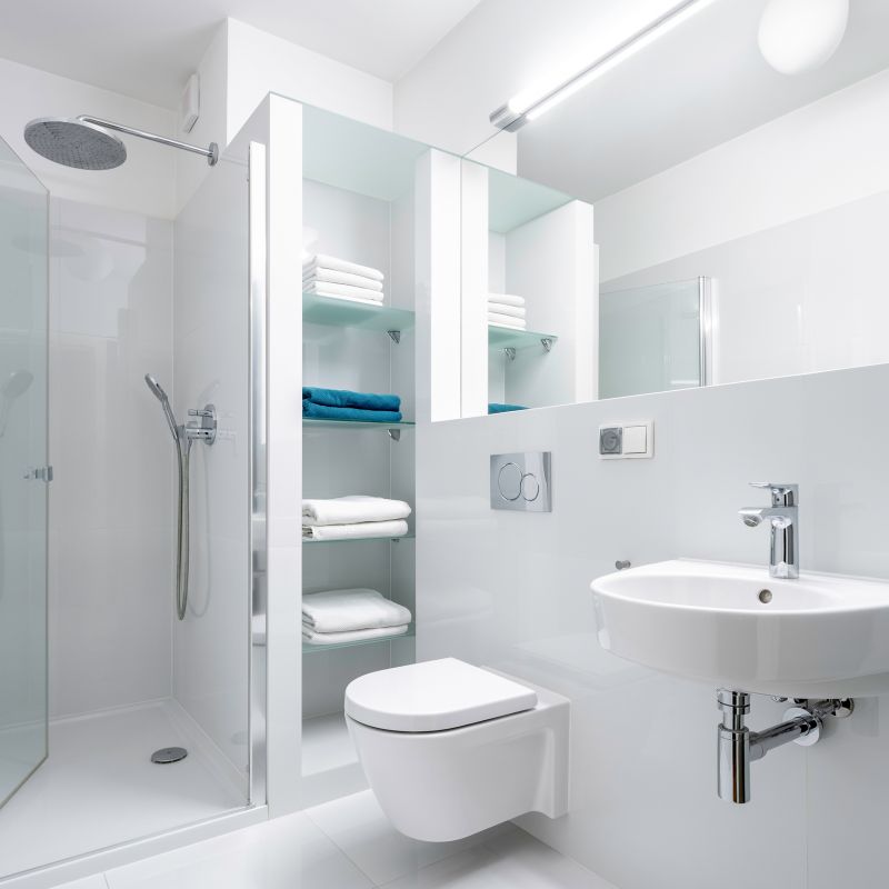 Space-Efficient Shower Designs